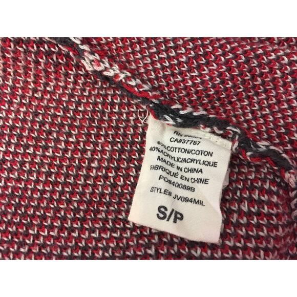 N5) Y2K Billabong Designer’s Closet Cardigan Womens Size S Top Aztec Boho Fringe - Picture 8 of 8